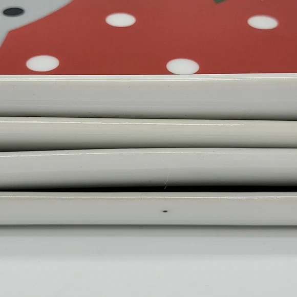 Crate & Barrel Appetizer Dessert Plates Holiday Set Of 4 Joan Anderson Square - Picture 11 of 13